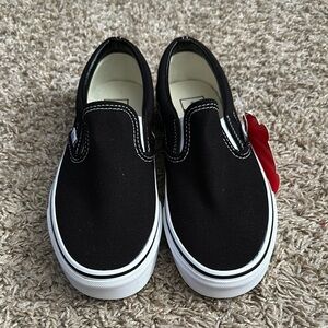 Vans Black Slip-On Shoes